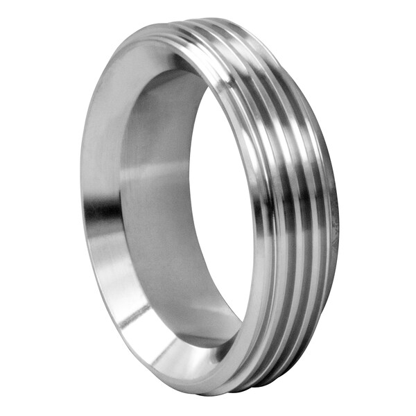 Steel & Obrien 2" Threaded Bevel Seat x Short Weld End - 3/4" Long 304SS 15TRF-2-304 - main